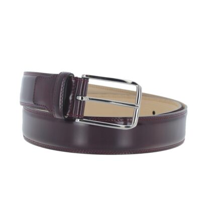The Golden Boot Golden Boot 11251 Belt - Burgundy Leather - Personalised Gifts for Her
